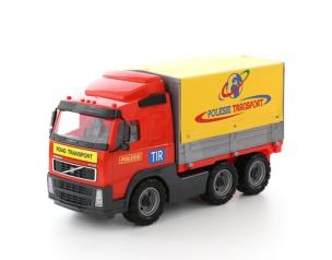 Opakowanie Volvo samochód z plandeką w siatce