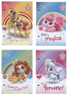 Opakowanie Wkład do segregatora A6 Księżniczki 10 sztuk mix