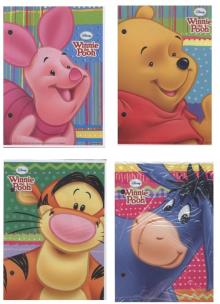 Opakowanie Wkład do segregatora A6 Kubuś Puchatek 10 sztuk mix