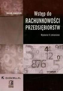Okładka książki Wstęp do rachunkowości przedsiębiorstw