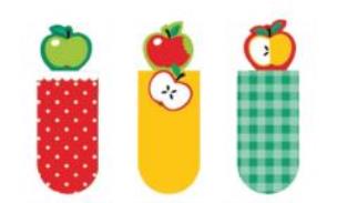 Opakowanie Zakładki magnetyczne - Jabłka CASS FILM