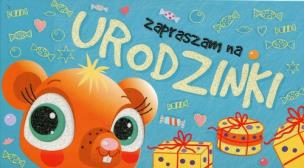 Opakowanie Zaproszenia urodzinowe Misio 5 sztuk