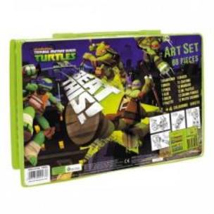 Opakowanie Zestaw artystyczny 68 elementów Żółwie Ninja