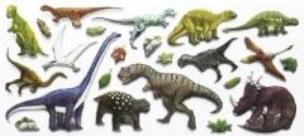 Okładka książki Zestaw naklejek - Dinozaury STnux