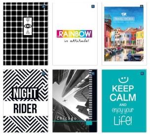 Opakowanie Zeszyt A4/96K linia UV mix (5szt)