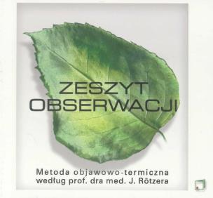 Okładka książki Zeszyt obserwacji. Metoda objawowo-termiczna