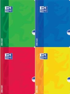 Opakowanie Zeszyt  A5 Oxford Open Flex w kratkę 60 kartek 5 sztuk mix