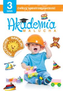 Okładka książki Akademia malucha 3-latek ćwiczy spostrzegawczość