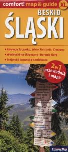 Opakowanie Beskid Śląski 2 w 1 Przewodnik i mapa