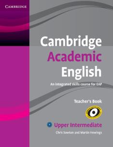 Okładka książki Cambridge Academic English B2 Upper Intermediate Teacher's Book