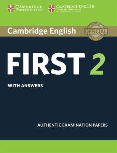 Opakowanie Cambridge English First 2 Student's Book with answers