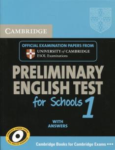 Opakowanie Cambridge Preliminary English Test for Schools 1 Student's Book with Answers