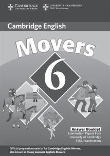 Opakowanie Cambridge Young Learners English Tests 6 Movers Answer Booklet