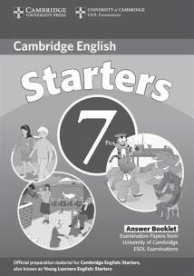Opakowanie Cambridge Young Learners English Tests 7 Starters Answer Booklet