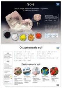 Opakowanie Chemia Plansze dydaktyczne - Sole
