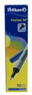 Opakowanie Cienkopis 96 0,4 MM Niebieski (10szt)