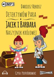 Okładka książki Detektywów para - Jacek i Barbara. Naszyjnik królowej. - Audiobook