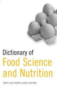 Opakowanie Dictionary of Food Science and Nutrition. Słownik nauk żywnościowych i żywienia