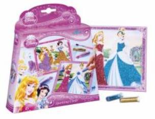 Opakowanie Disney Princess Sparkling Cards - Udekoruj obrazki