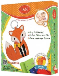 Opakowanie D&M Uszyj filcową zawieszke/bryloczek z liskiem