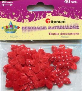 Opakowanie Dodatek dekoracyjny Craft-fun kształty materiałowe kwiaty 2,