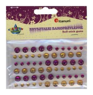 Opakowanie Dodatek dekoracyjny Craft-fun naklejka kryształki samoprzyle