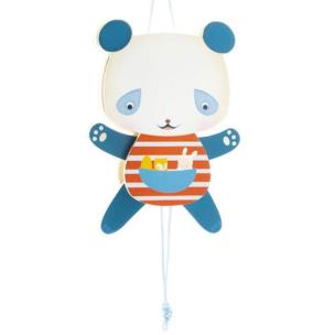 Opakowanie Drewniana kukiełka Panda