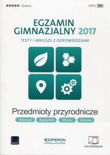 Okładka książki Egzamin gimnazjalny 2017. Testy i arkusze. Przedmioty przyro