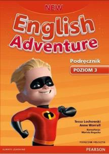 Okładka książki English Adventure New 3 SB + CD PEARSON wieloletni