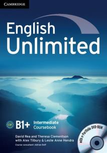 Okładka książki English Unlimited Intermediate Coursebook + e-Portfolio