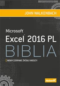 Okładka książki Excel 2016 PL Biblia