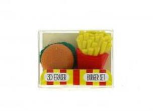 Opakowanie Gumki do mazania - mały zestaw fast food