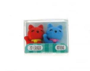 Opakowanie Gumki do mazania - mały zestaw kotki