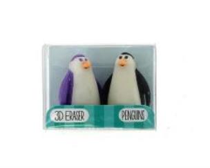 Opakowanie Gumki do mazania - mały zestaw pingwiny
