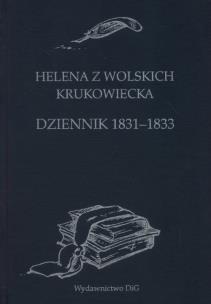 Opakowanie Helena z Wolskich Krukowiecka Dziennik 1831-33