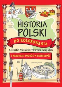 Okładka książki Historia Polski do kolorowania