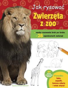 Okładka książki Jak rysować Zwierzęta w zoo