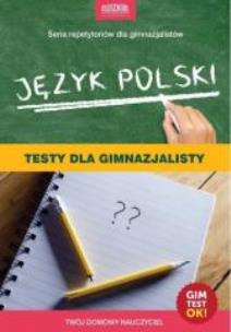 Okładka książki Język polski. Testy dla gimnazjalisty