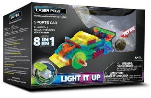Opakowanie Klocki laser pegs 8 w 1 Sports car