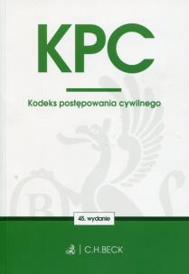 Okładka książki Kodeks postępowania cywilnego