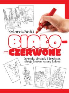 Okładka książki Kolorowanki biało-czerwone Część 1