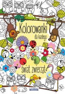 Okładka książki Kolorowanki dla każdego Świat zwierząt