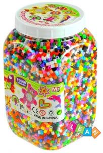 Opakowanie Kolorowe koraliki w słoiku 15 000 sztuk