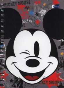 Opakowanie Kołozeszyt A6 Myszka Miki w kratkę 80 kartek 10 sztuk mix