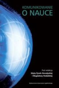 Okładka książki Komunikowanie o nauce