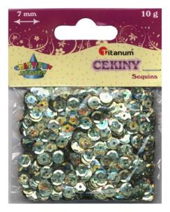 Opakowanie Konfetti cekiny 7mm 10g laser (CO7/A60)