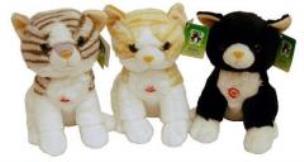 Opakowanie Kotek Psotek 21 cm, 3 kolory