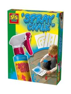 Opakowanie Kreda chodnikowa w sprayu z szablonami - niebieska