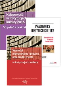 Okładka książki Księgowość w instytucjach kultury 2016 / Wartości niematerialne i prawne oraz środki trwałe