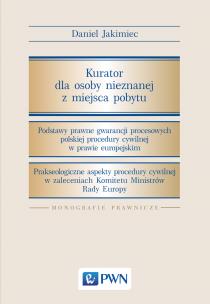 Okładka książki Kurator dla osoby nieznanej z miejsca pobytu
